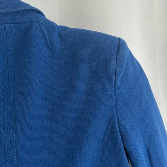 Cropped blazer 3/4 sleeves, size XS , royal blue 💙 - Picture 6 of 11